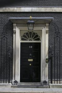 Door at 10 Downing Street